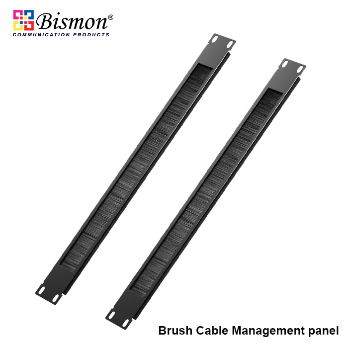 Brush Cable Management panel(ชนิดแปลงขน ในการจัดสาย)